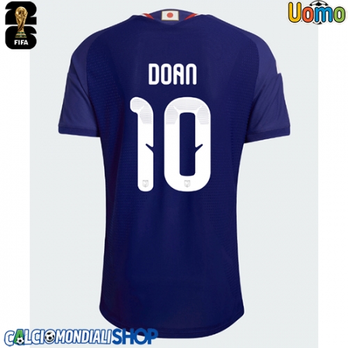 Maglie da calcio Giappone Ritsu Doan #10 Prima Maglia Mondiali 2026  Manica Corta